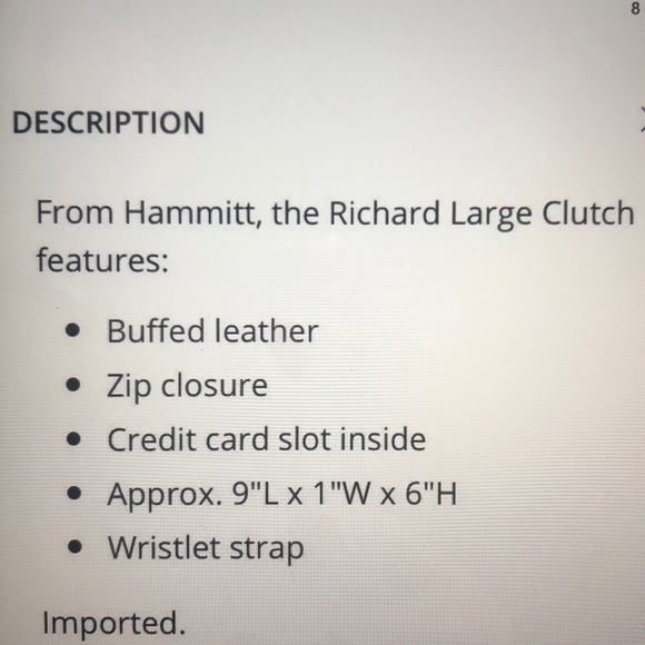 Hammitt Richard Large Clutch - Picture 7 of 7